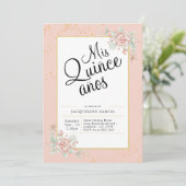 ミクリンスアノス赤面ピンクフローラキンセアニラ 招待状 (スタンド正面)