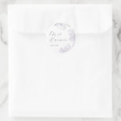 ミクリンスパープルフローラ15th誕生日キンセアニラ ラウンドシール (バッグ)