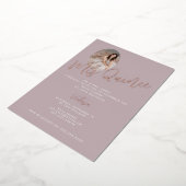 ミクリンスピンク15誕生日キンセアニラ金ゴールド 箔招待状 (回転した状態)