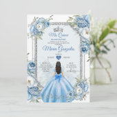 ミクリンスブルーフローラシルバークラウンキンセアニラ 招待状 (スタンド正面)