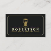 ミクロエレガントブルワリークラフトビール 名刺 (正面)