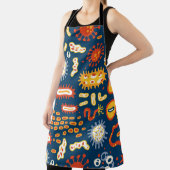 ミクロオルガの種類違うを含むシームレスなパターン エプロン (インサイチュ)