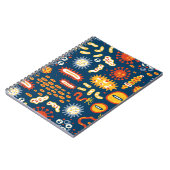 ミクロオルガの種類違うを含むシームレスなパターン ノートブック (左側)