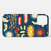 ミクロオルガの種類違うを含むシームレスなパターン Case-Mate iPhoneケース (裏面 (横))