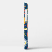 ミクロオルガの種類違うを含むシームレスなパターン Case-Mate iPhoneケース (裏面 / 左)