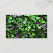 ミクロオーガニックグリー 名刺 (裏面)