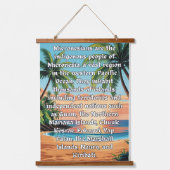 ミクロネシア人:私たちは一人だ 吊り下げ型タペストリー (正面)