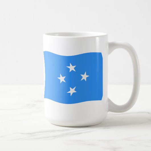 ミクロネシア国旗マグカップ コーヒーマグカップ (右)