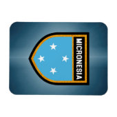 ミクロネシア国旗 マグネット (横)