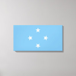 ミクロネシア国旗(ミクロネシア連邦州) キャンバスプリント