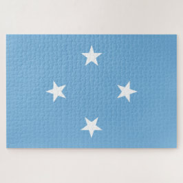 ミクロネシア国旗(ミクロネシア連邦州) ジグソーパズル