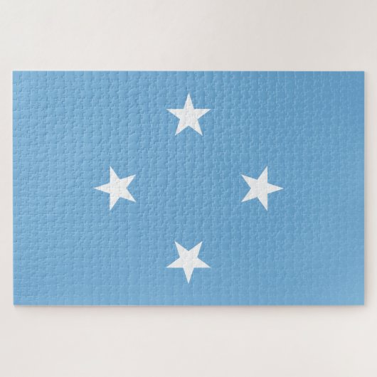 ミクロネシア国旗(ミクロネシア連邦州) ジグソーパズル (横)