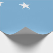 ミクロネシア国旗(ミクロネシア連邦州) ラッピングペーパー (角)