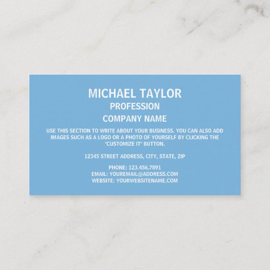 ミクロネシア国旗、ミクロネシア連邦州 名刺 (裏面)