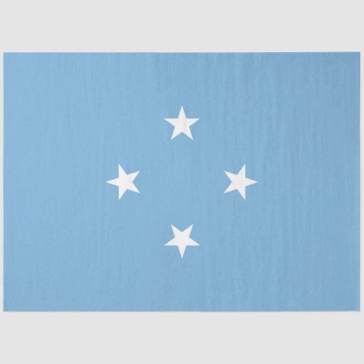 ミクロネシア国旗(ミクロネシア連邦州) 薄葉紙 (正面)