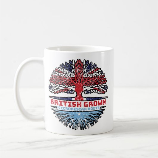 ミクロネシア統一されたイギリス王国 コーヒーマグカップ (左)