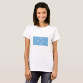 ミクロネシア連邦の旗 Tシャツ (正面フル)