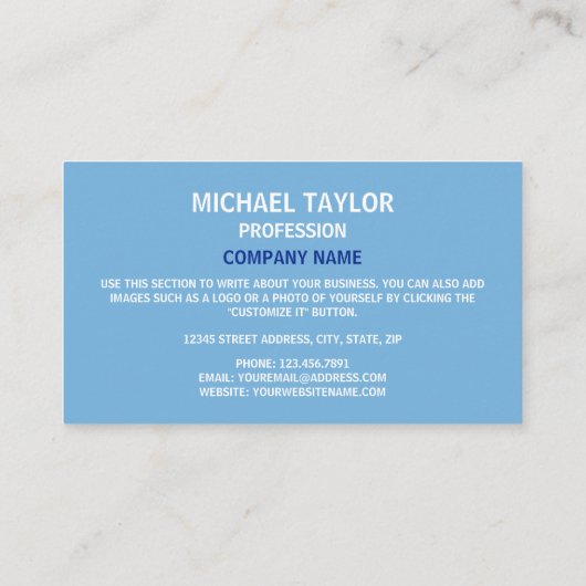 ミクロネシア連邦州国旗と印章 名刺 (裏面)