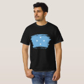 ミクロネシア連邦州国旗 Tシャツ (正面フル)