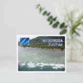 ミクロネシア連邦州 – コスラエ –  ポストカード (スタンド正面)