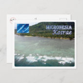 ミクロネシア連邦州 – コスラエ –  ポストカード (正面/裏面)