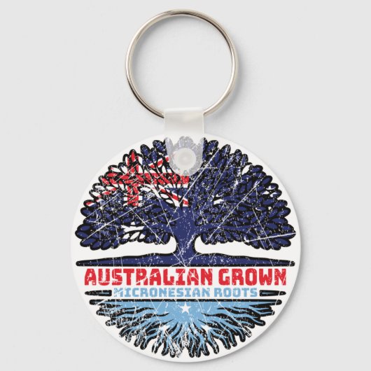 ミクロネシアAustralian Australia Tree キーホルダー (正面)