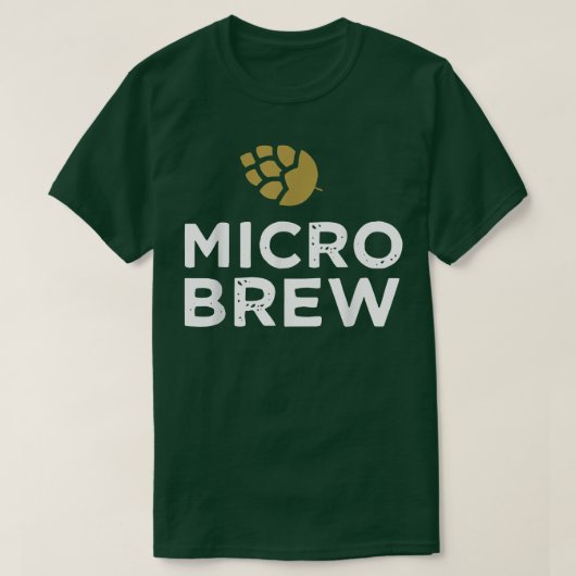 ミクロ醸造愛好家ビール好き飲みビールミおもしろいー Tシャツ (デザイン正面)