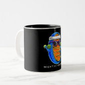 ミグティコンデス細胞生物学科学先生 ツートーンマグカップ (正面左)