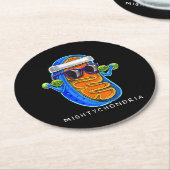 ミグティコンドリア細胞生物学科学先生 ラウンドペーパーコースター (アングル)