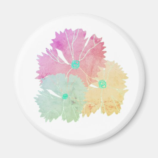 ミグネット(花のデザイン) マグネット (正面)