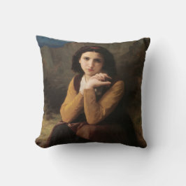 ミグノン(甘いフランスの少女) (by Bouguerau) クッション