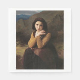 ミグノン(甘いフランスの少女) (by Bouguerau) スタンダードランチョンナプキン