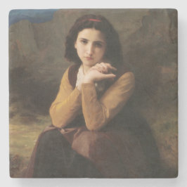 ミグノン(甘いフランスの少女) (by Bouguerau) ストーンコースター