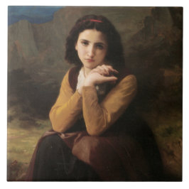 ミグノン(甘いフランスの少女) (by Bouguerau) タイル