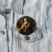 ミグノン(甘いフランスの少女) (by Bouguerau) 缶バッジ (インサイチュ)