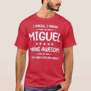 ミグ最高のエル・エ素晴らしバーミゲル名パーソナライズされた Tシャツ