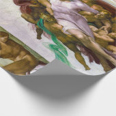 ミケランジェロによるアダムの創造 ラッピングペーパー (角)