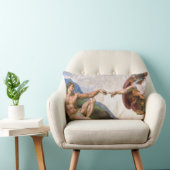 ミケランジェロによるアダムの創造 ランバークッション (椅子)