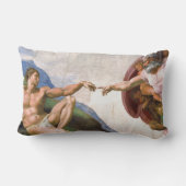 ミケランジェロによるアダムの創造 ランバークッション (裏面)