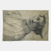 ミケランジェロによるアンドレア・クワラテージの肖像 キッチンタオル (横)