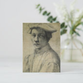 ミケランジェロによるアンドレア・クワラテージの肖像 ポストカード (スタンド正面)