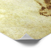 ミケランジェロによるカッシーナの戦いの勉強 ポスター (角)