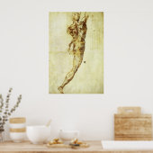 ミケランジェロによるカッシーナの戦いの勉強 ポスター (キッチン)