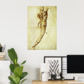 ミケランジェロによるカッシーナの戦いの勉強 ポスター (ホームオフィス)