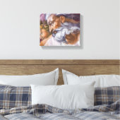 ミケランジェロによるシスティン礼拝堂 キャンバスプリント (インサイチュ (寝室))