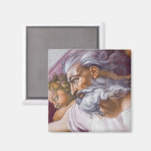 ミケランジェロによるシスティン礼拝堂 マグネット (正面/裏面)