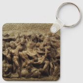 ミケランジェロによるラピスとケンタウロスの戦い キーホルダー (裏面)