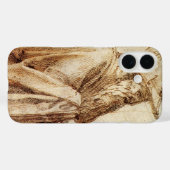 ミケランジェロによる人間の頭蓋骨を持つギリシャの哲学者 Case-Mate iPhoneケース (裏面 (横))
