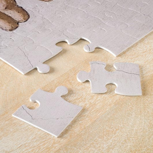 ミケランジェロによる父とアダムの神の手 ジグソーパズル (側面)