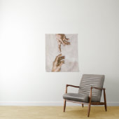 ミケランジェロによる父とアダムの神の手 タペストリー (インサイチュ)